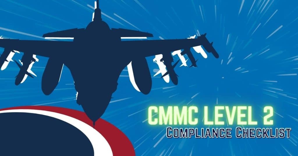 Graphic that reads "CMMC Level 2 Compliance Checklist"