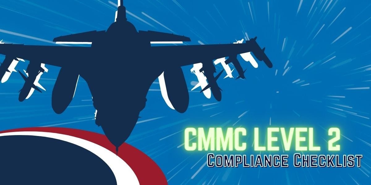 Graphic that reads "CMMC Level 2 Compliance Checklist"