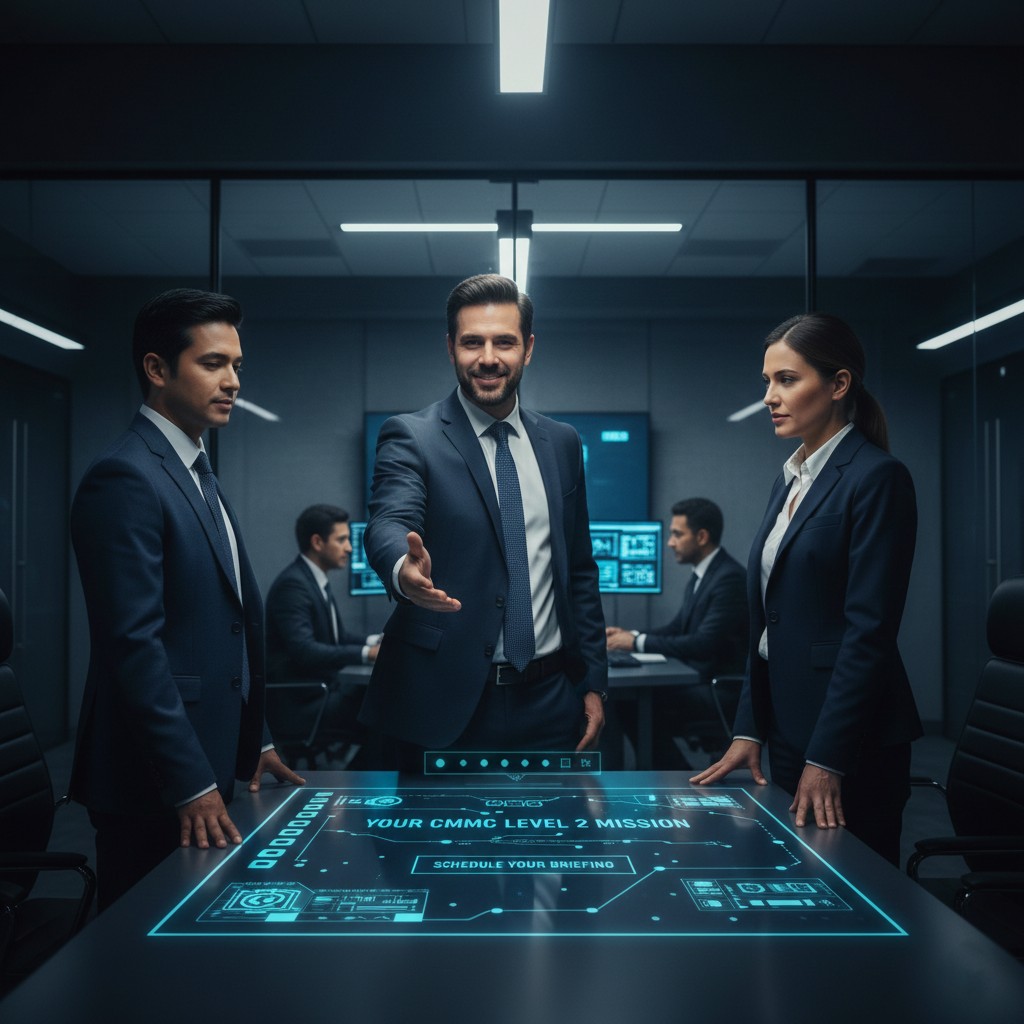 Expert RPO consulting team providing human-led guidance for CMMC Level 2 self assessment certification success.