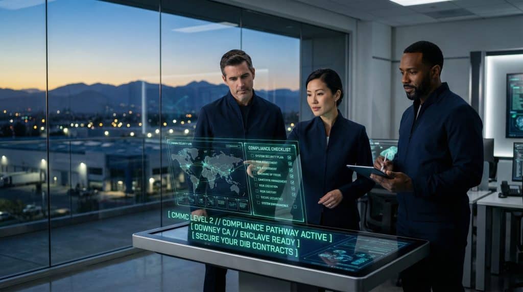 Downey, CCA CMMC Compliance for DoD contractors