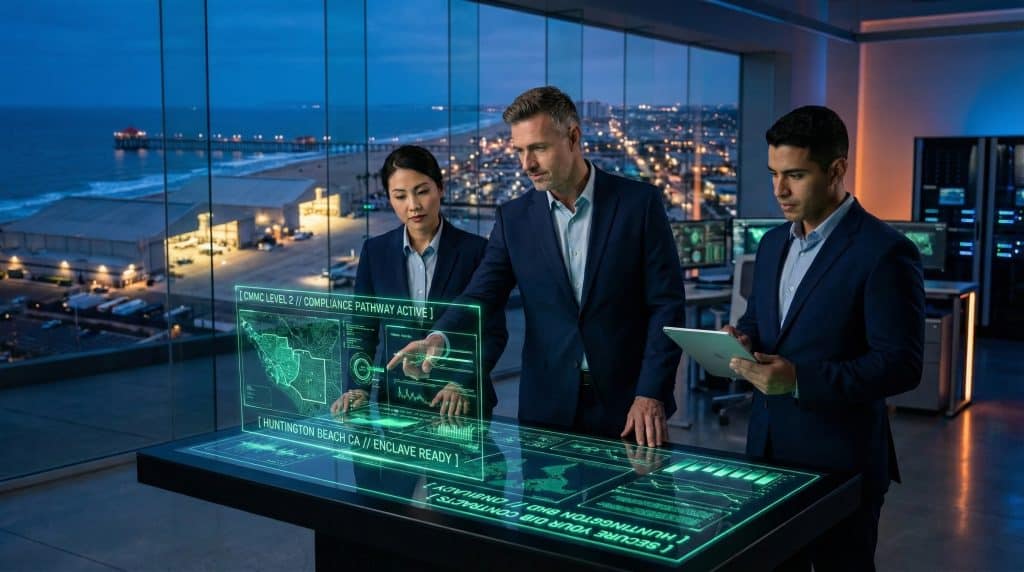 Huntington Beach, CA CMMC Compliance for DoD contractors