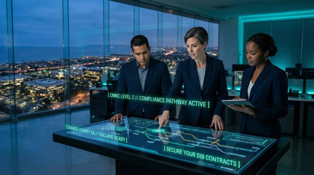 Orange County, CA CMMC Compliance for DoD contractors