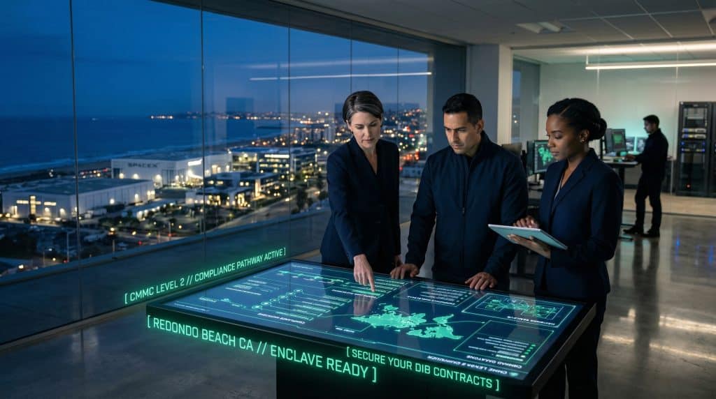 Redondo Beach, CA CMMC Compliance for DoD contractors