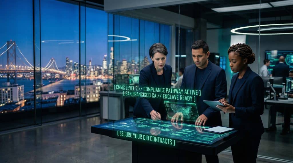 San Francisco, CA CMMC Compliance for DoD contractors