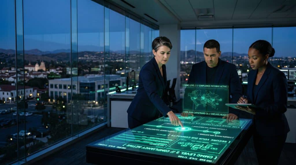 San Juan Capistrano, CA CMMC Compliance for DoD contractors