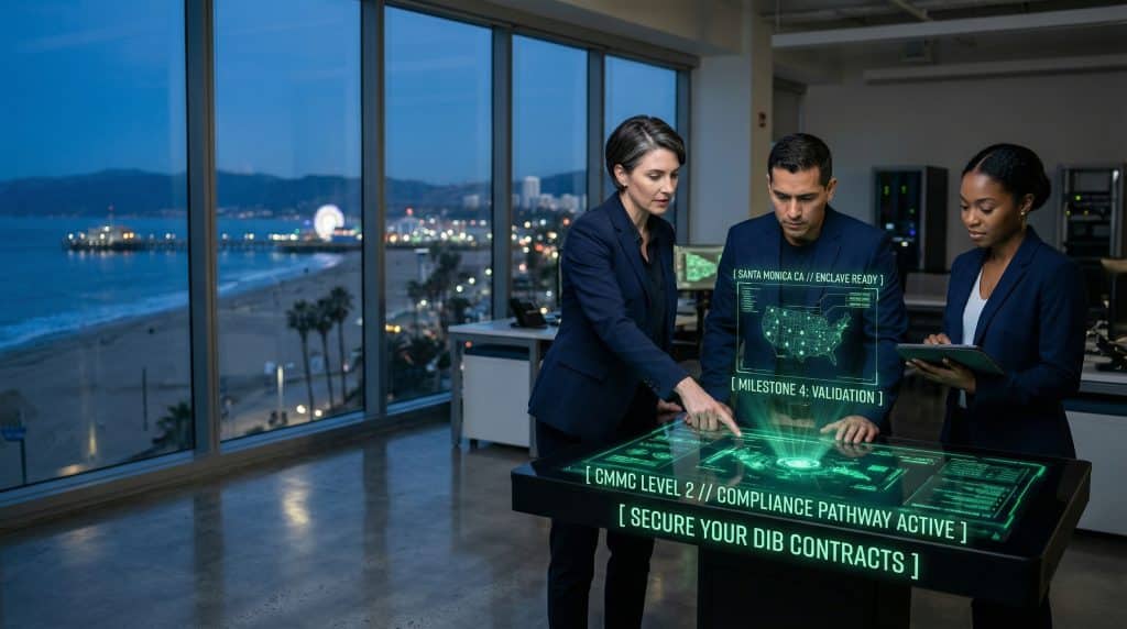 Santa Monica, CA CMMC Compliance for DoD contractors