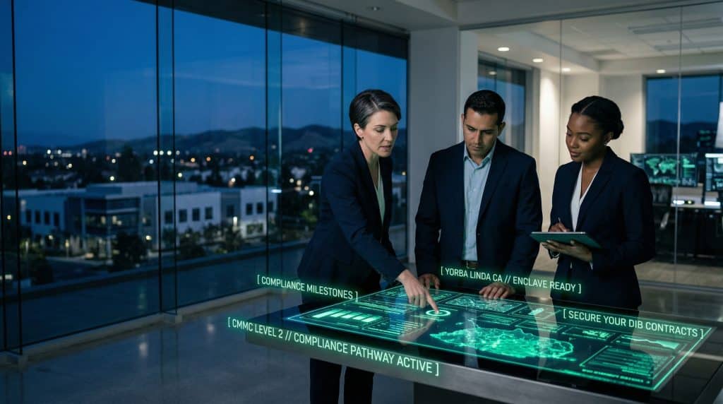 Yorba Linda, CA CMMC Compliance for DoD contractors